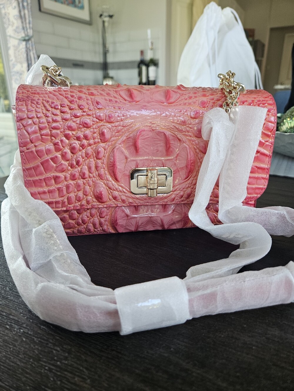 NWT Brahmin Rosa Coral Snapdragon Melbourne